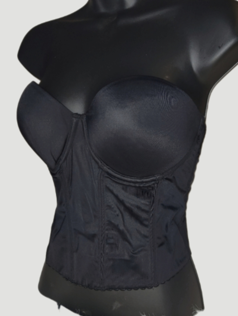 Natori Black Strapless Shapewear Corset Bustier Top